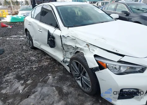 2014 Infiniti Q50 Sport from USA, damaged, VIN JN1BV7AR9EM706810